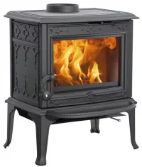 Jotul F 100 SE malé kompaktné liatinové krbové kachle s golierom
