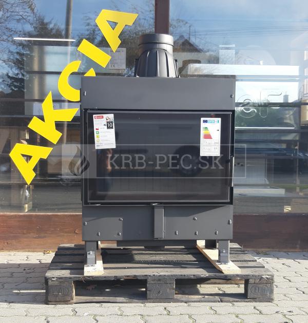 Kratki Lucy 14 teplovzdušná oceľová krbová vložka s rovným presklením krb-pec