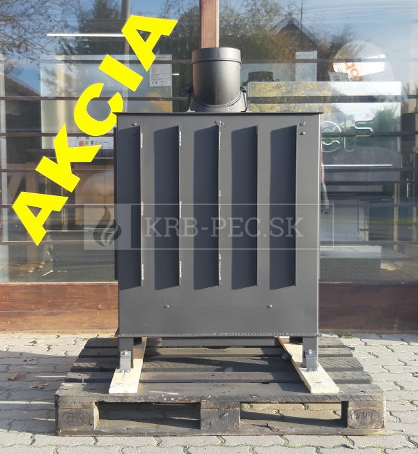 Kratki Lucy 14 teplovzdušná oceľová krbová vložka s rovným presklením krb-pec