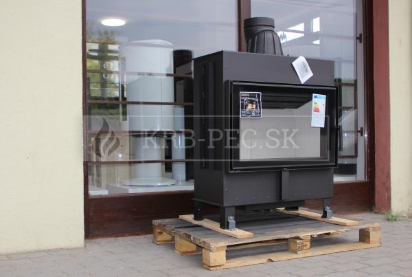 Kratki Lucy 14 teplovzdušná oceľová krbová vložka s rovným presklením krb-pec