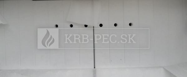 Kratki Lucy 16 teplovzdušná oceľová krbová vložka s rovným presklením krb-pec