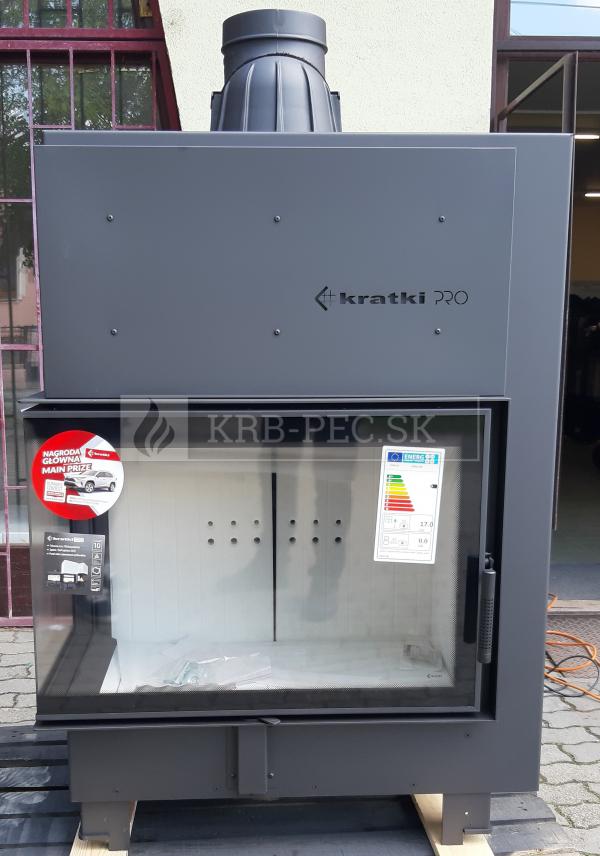 Kratki MBA 17 kW BS L ľavá rohová krbová vložka krb-pec