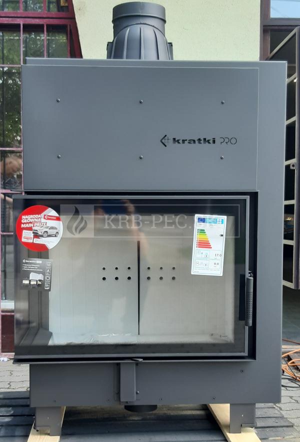 Kratki MBA 17 kW BS L ľavá rohová krbová vložka krb-pec