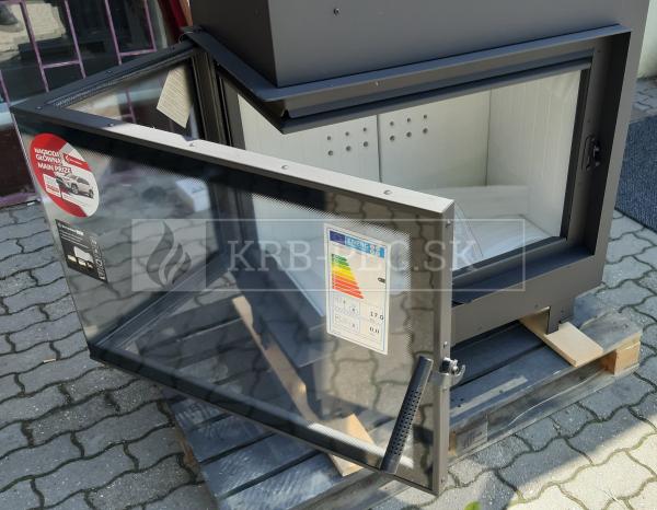 Kratki MBA 17 kW BS L ľavá rohová krbová vložka krb-pec