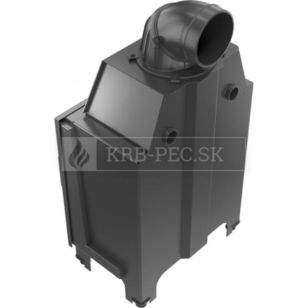 Kratki MBM 10 moderná rovná oceľová krbová vložka krb-pec