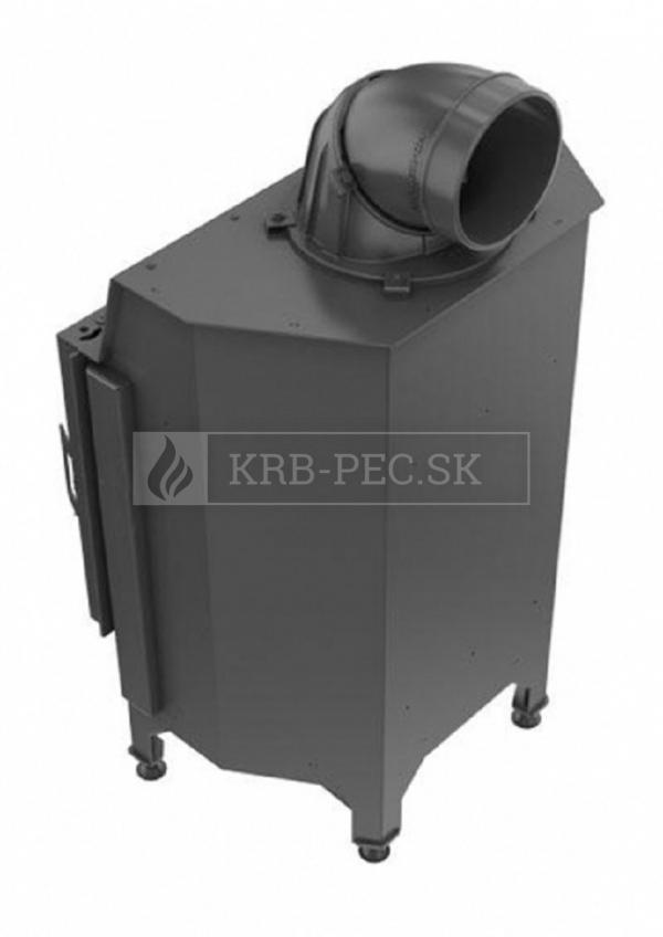 Kratki Nadia 10 rovná oceľová krbová vložka krb-pec