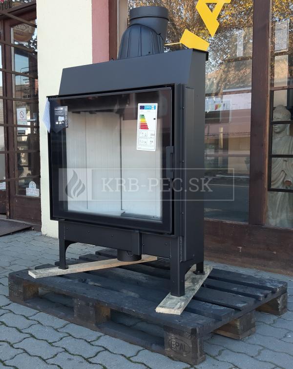 Kratki Nadia 13 rovná oceľová krbová vložka krb-pec