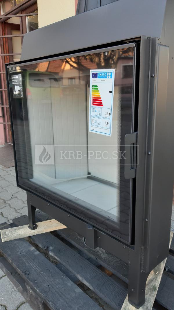 Kratki Nadia 13 rovná oceľová krbová vložka krb-pec