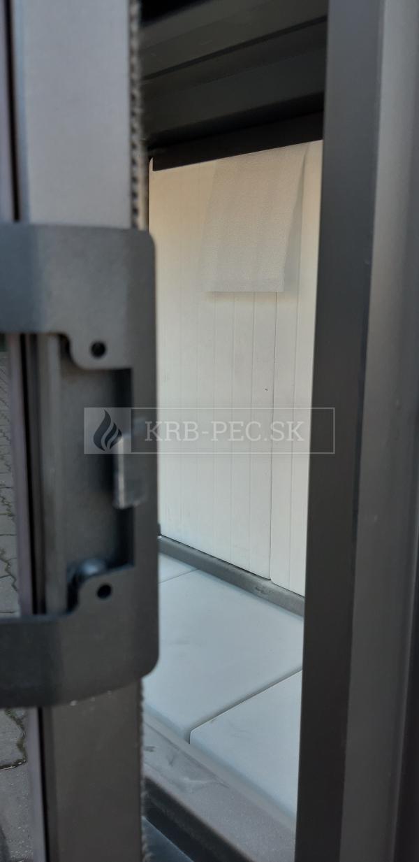 Kratki Nadia 13 rovná oceľová krbová vložka krb-pec