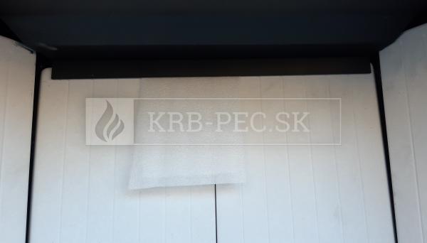 Kratki Nadia 13 rovná oceľová krbová vložka krb-pec
