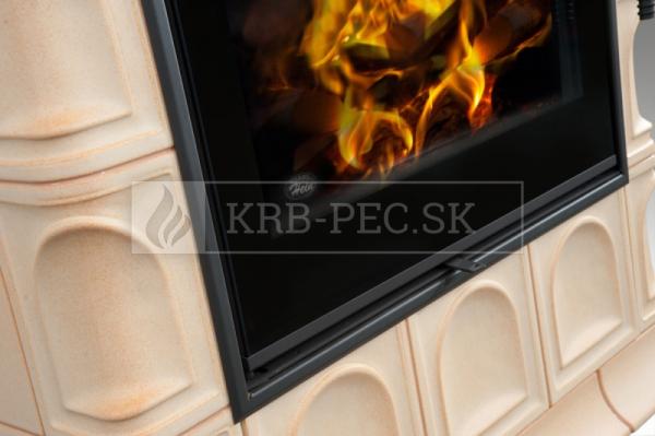 Hein BARACCA 3N keramické kachle s kvalitnou krbovou vložkou krb-pec