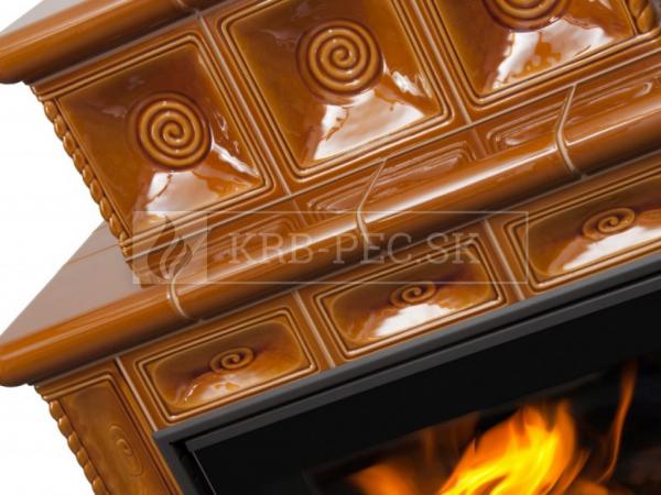 Hein BARACCA 4  keramické kachle s kvalitnou krbovou vložkou krb-pec