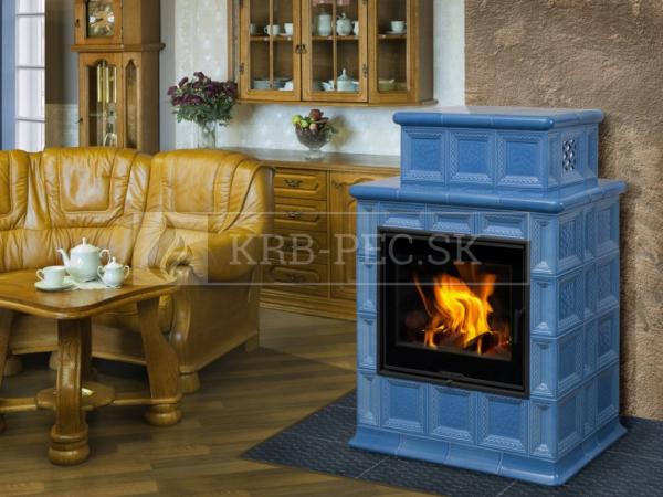 Hein BARACCA 7 keramické kachle s kvalitnou krbovou vložkou krb-pec