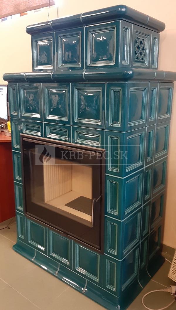 Hein BARACCA OU keramické kachle s kvalitnou krbovou vložkou krb-pec