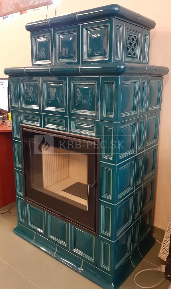 Hein BARACCA OU keramické kachle s kvalitnou krbovou vložkou krb-pec