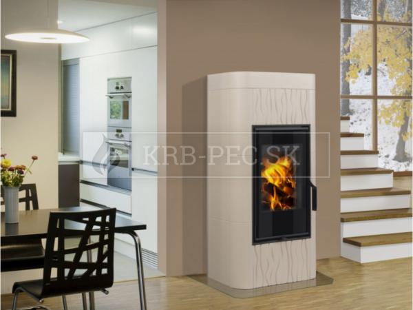Hein Dolo 2 keramické krbové kachle so šamotovým ohniskom krb-pec