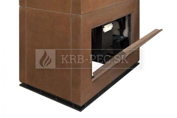 Hein Solid L accum krbové kachle s veľkoformátovou keramikou krb-pec