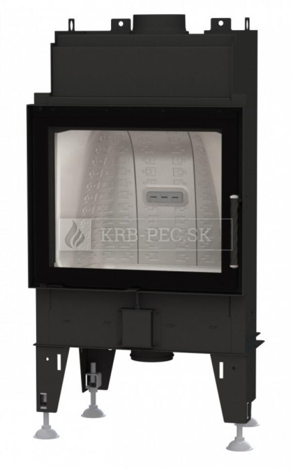 BeF Therm 6 kvalitná, dizajnová, moderná krbová vložka s otváraním do boku krb-pec