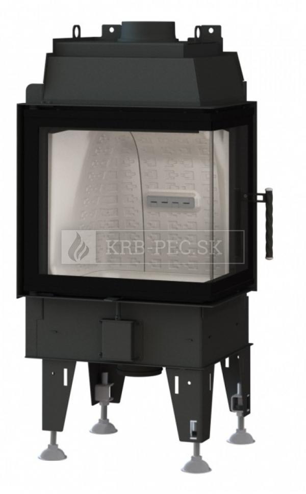 BeF Therm 6 CP kvalitná, dizajnová, moderná krbová vložka s otváraním do boku krb-pec