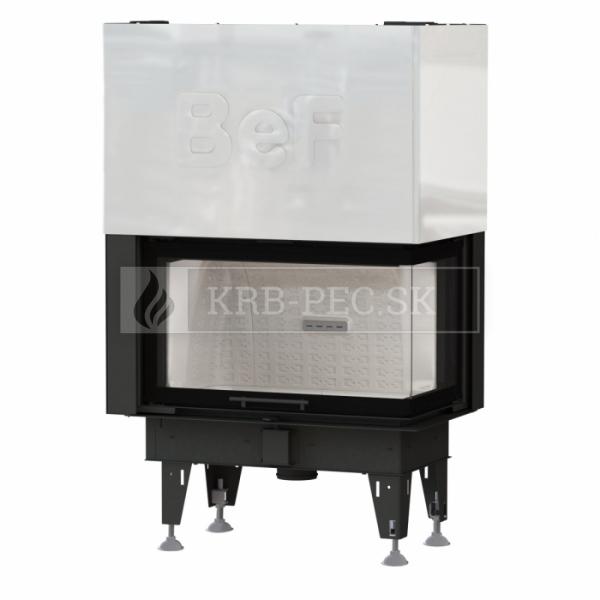 BeF Therm V 10 CP dizajnová krbová vložka s výsuvnými dvierkami krb-pec