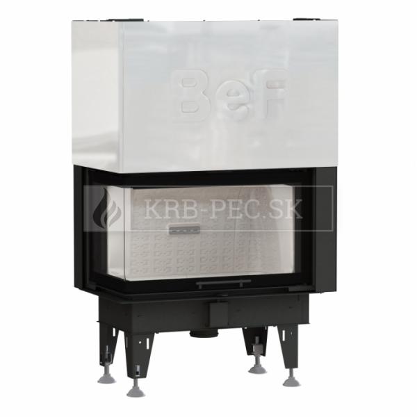 BeF Therm V 10 CL dizajnová krbová vložka s výsuvnými dvierkami krb-pec