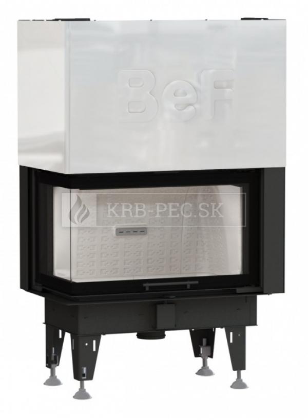 BeF Therm V 10 CL dizajnová krbová vložka s výsuvnými dvierkami krb-pec