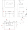 BeF Therm V 8 C dizajnová, luxusná krbová vložka s výsuvnými dvierkami krb-pec