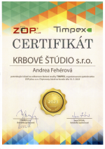 ZOP - Timpex certifikát - Odborné školenie - KRBOVÉ ŠTÚDIO - Andrea Fehérová krb-pec