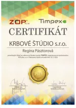 ZOP - Timpex certifikát - Odborné školenie - KRBOVÉ ŠTÚDIO - Regina Pásztorová krb-pec
