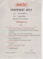 Kobok certifikát - Odborné školenie č.2 - AZ DESIGN - Tibor Chudoba krb-pec