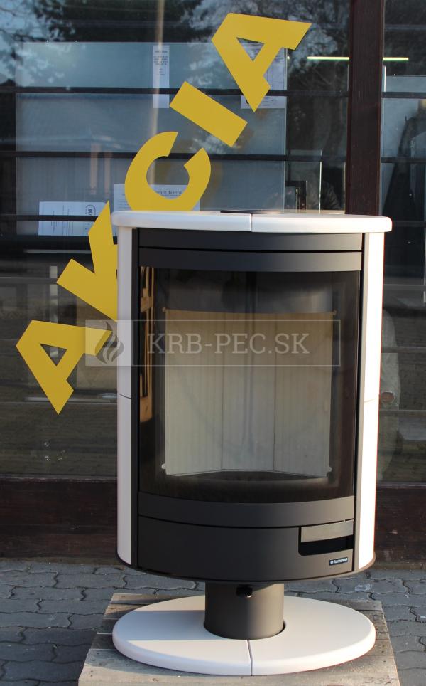 Romotop STROMBOLI N02 keramika (95508 perlová farba) krb-pec