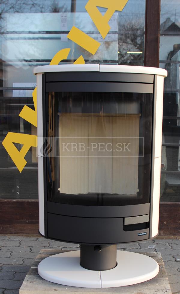 Romotop STROMBOLI N02 keramika (95508 perlová farba) krb-pec