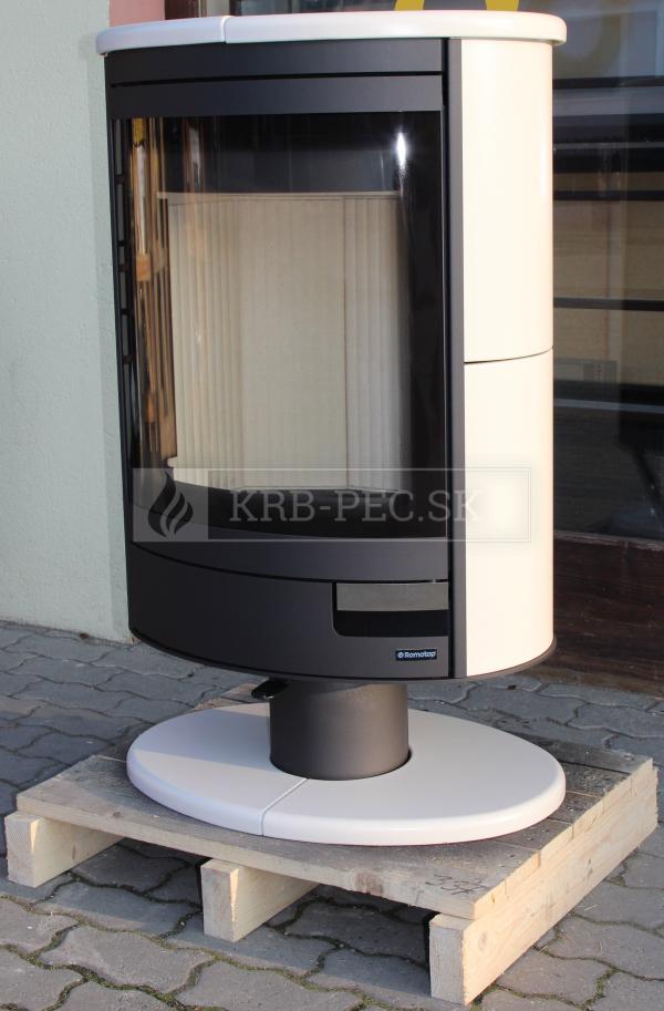 Romotop STROMBOLI N02 keramika (95508 perlová farba) krb-pec