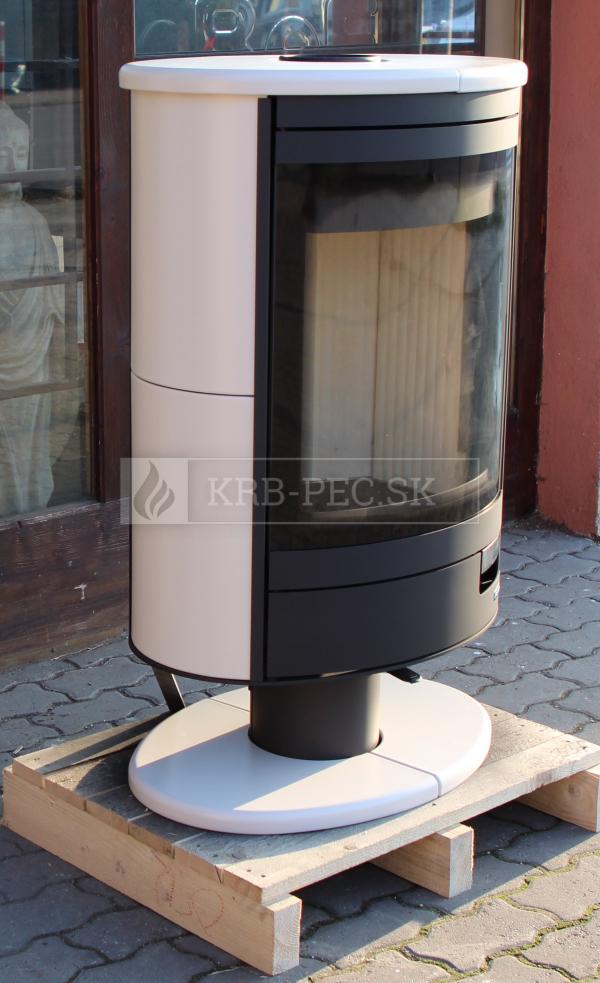 Romotop STROMBOLI N02 keramika (95508 perlová farba) krb-pec