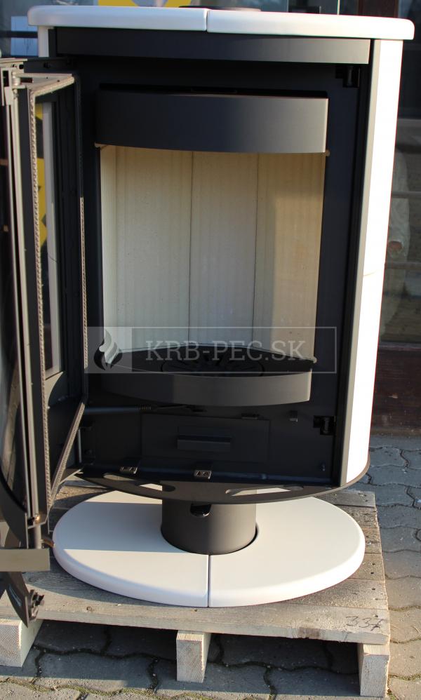 Romotop STROMBOLI N02 keramika (95508 perlová farba) krb-pec