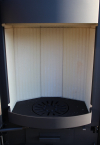 Romotop STROMBOLI N02 keramika (95508 perlová farba) krb-pec