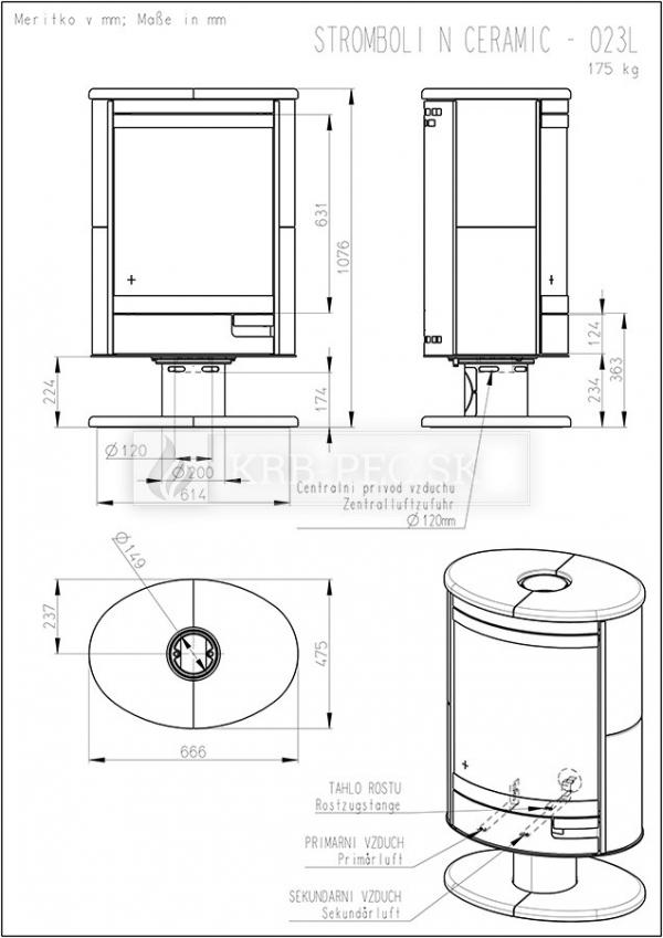 Romotop STROMBOLI N02 keramika