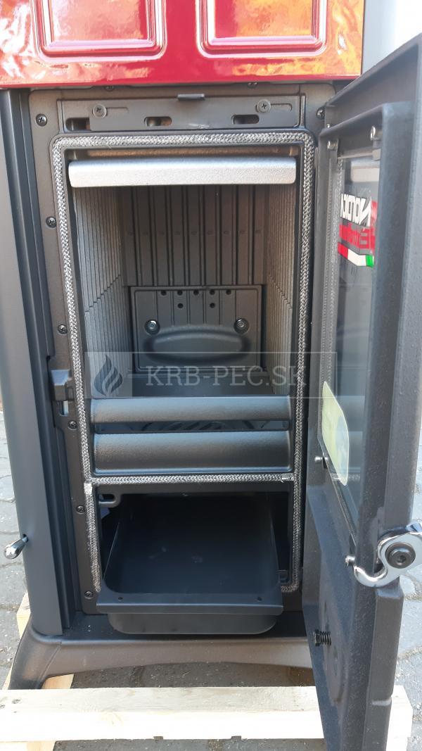 La Nordica Gemma sálavá keramická piecka s liatinovým ohniskom krb-pec