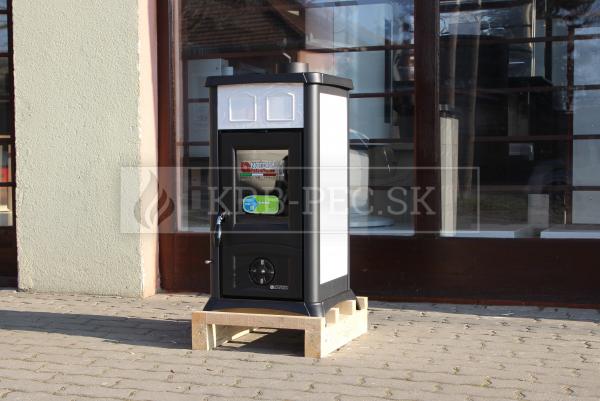 La Nordica Gemma sálavá keramická piecka s liatinovým ohniskom krb-pec