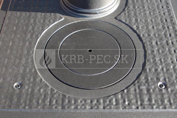 La Nordica Gemma sálavá keramická piecka s liatinovým ohniskom krb-pec
