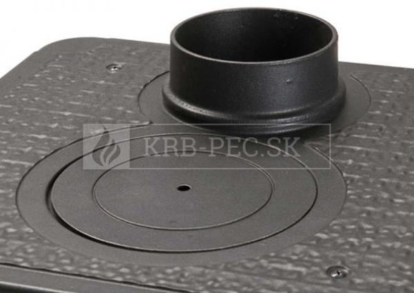 La Nordica Gemma sálavá keramická piecka s liatinovým ohniskom krb-pec