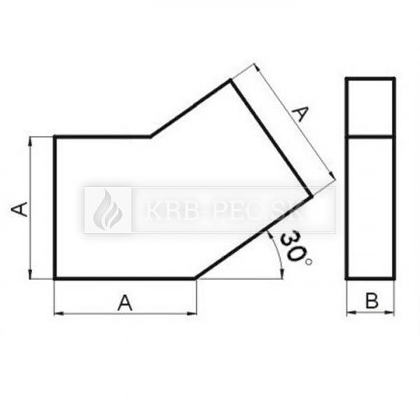 Kanál koleno 150x50/30