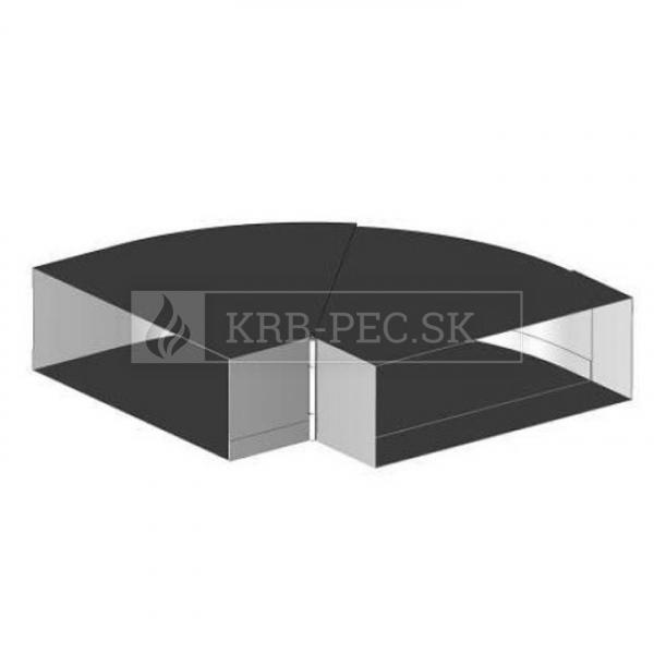 Kanál koleno nastaviteľné 150x50/45-90