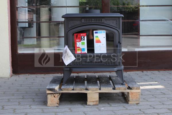 Kratki KOZA K6 liatinové krbové kachle čierne krb-pec