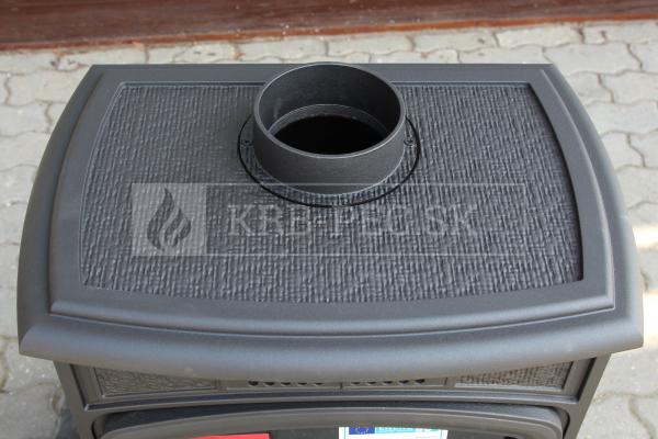 Kratki KOZA K6 liatinové krbové kachle čierne krb-pec