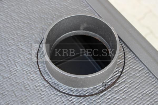 Kratki KOZA K6 liatinové krbové kachle čierne krb-pec