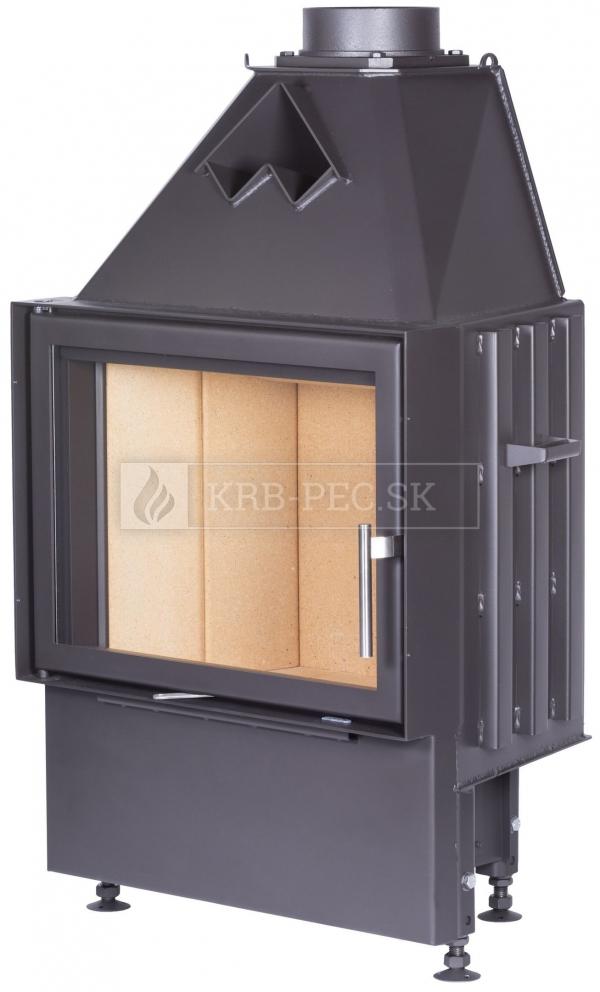 Kobok Chopok L 60 LD 600/450 510 570 rovná krbová vložka so šamotovým ohniskom krb-pec