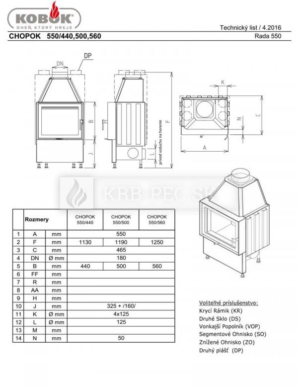 CHOPOK 550/440,500,560