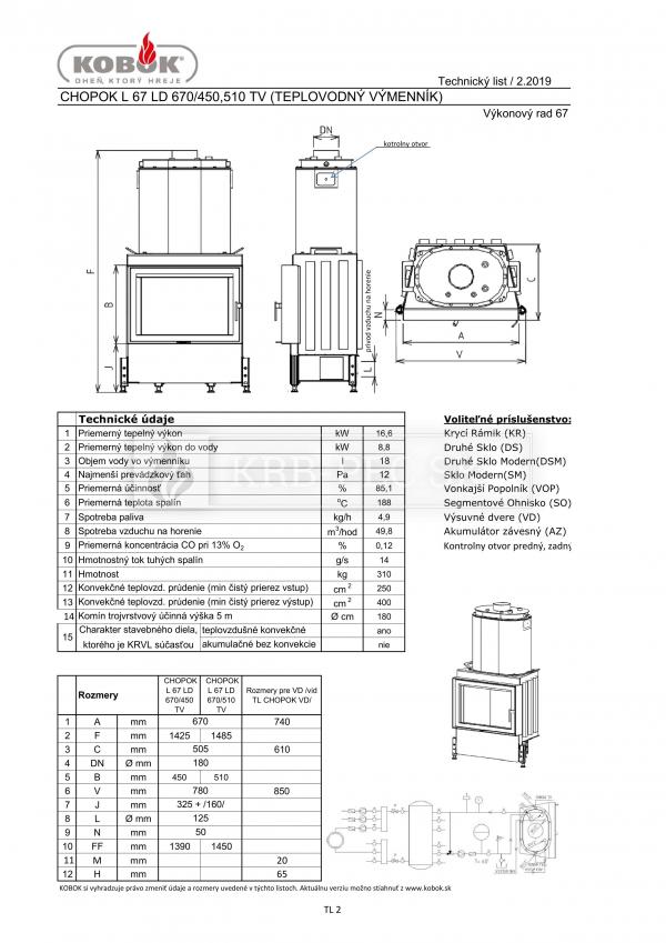 CHOPOK 670/440,500 TV