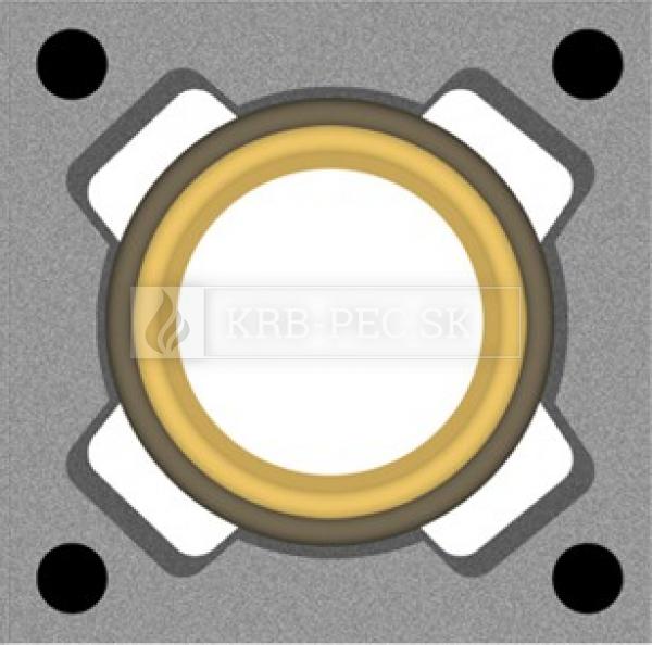 Stadreko - Jednoprieduchový komínový systém z prefabrikovaných tvárnic s vatou Ø 180 krb-pec